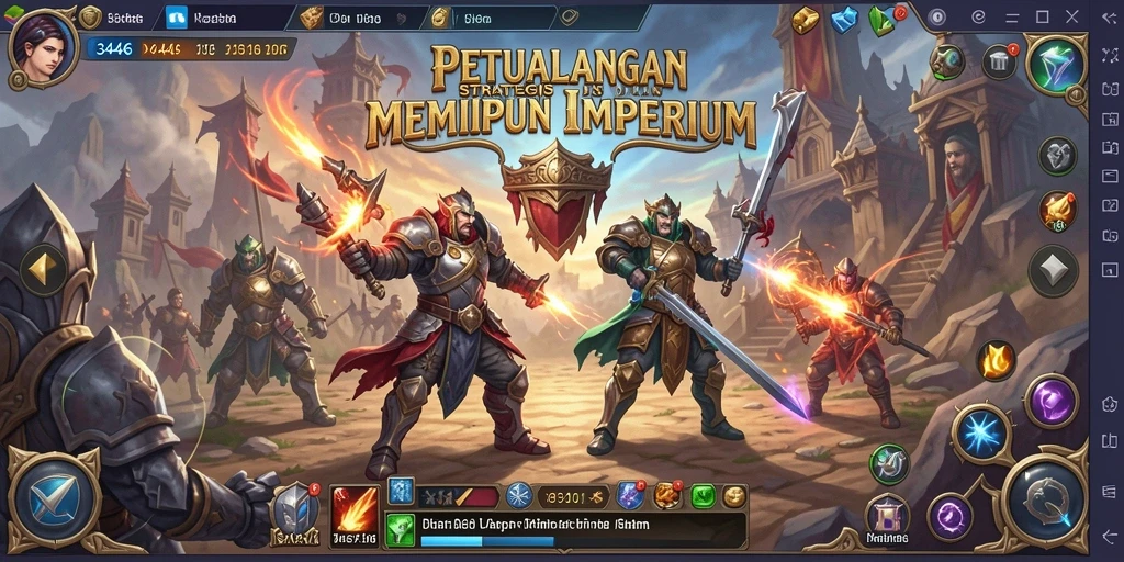 Tampilan gameplay yang menarik dari 3446 dengan strategi mendalam.