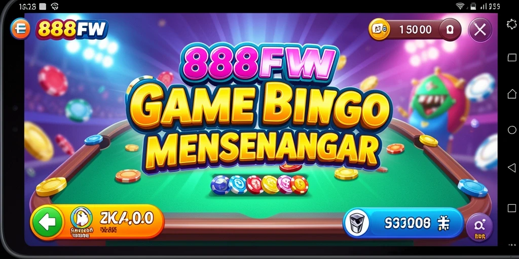 Tampilan screenshot utama 888FW menampilkan gameplay Bingo yang seru.