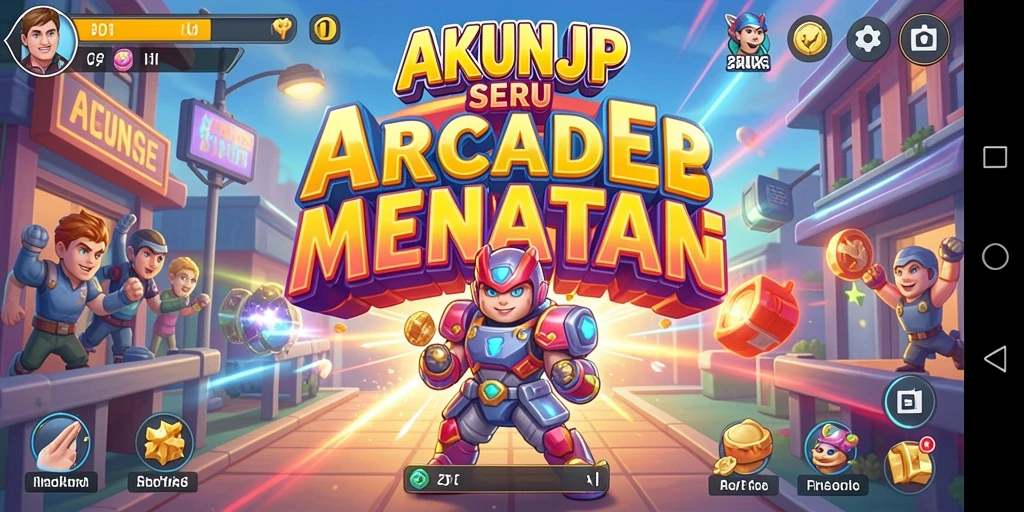 Tangkapan layar gameplay <strong>AKUNJP</strong> yang menampilkan aksi seru dalam permainan Arcade.