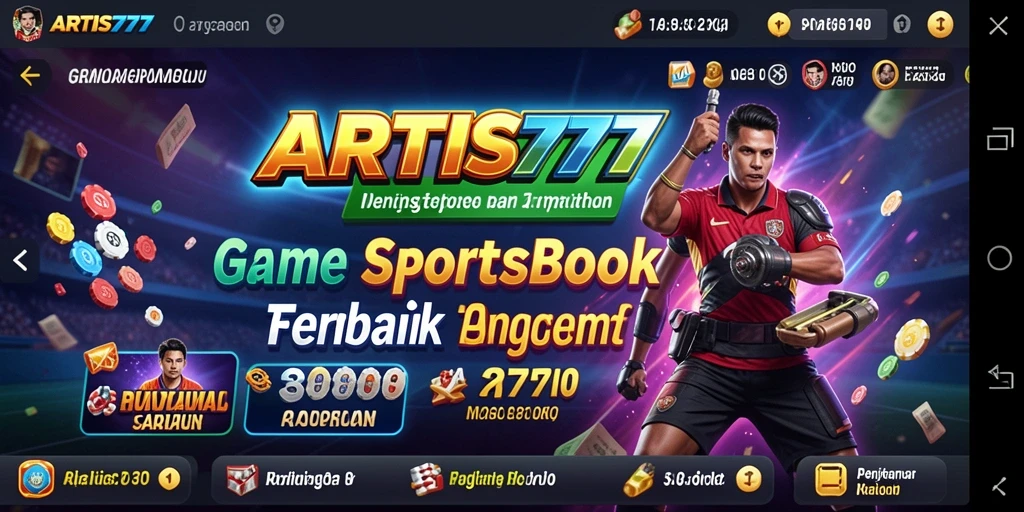 Tangkapan layar ARTIS777 menampilkan antarmuka sportsbook yang user-friendly.