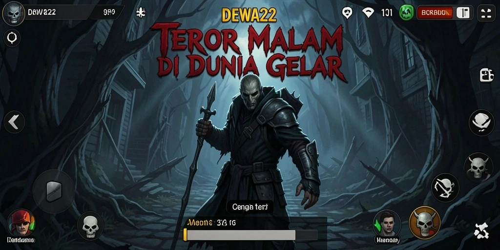 Gameplay Horror DEWA22 yang menegangkan dan mendebarkan.