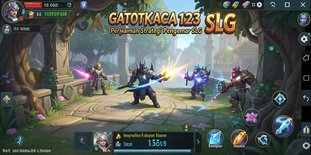 Tampilan gameplay GATOTKACA123 yang mendebarkan dan menarik.