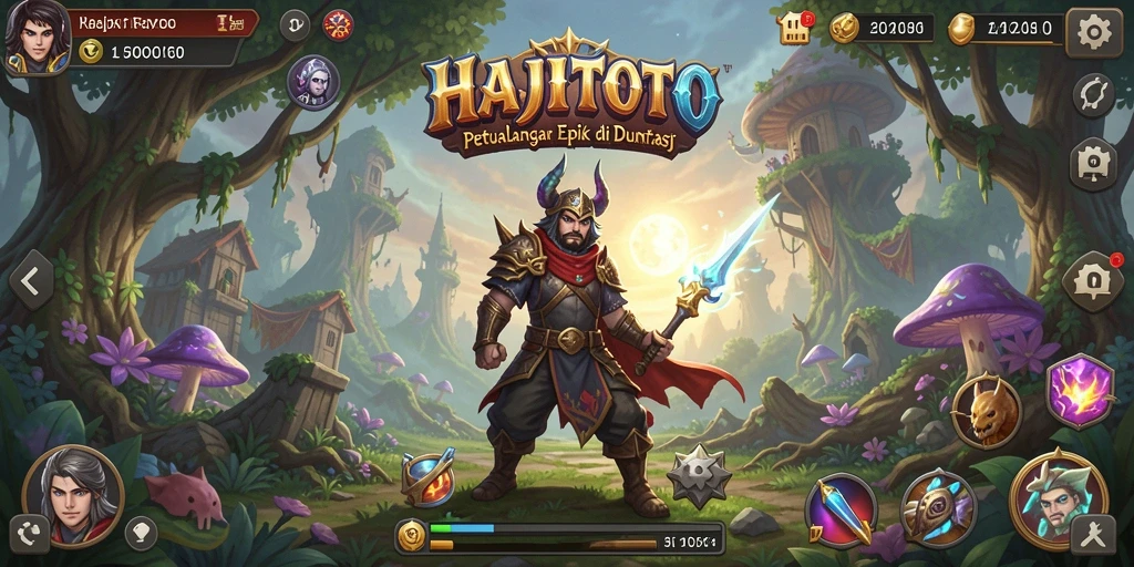Gameplay seru HAJITOTO dengan karakter dan pertempuran yang menarik.