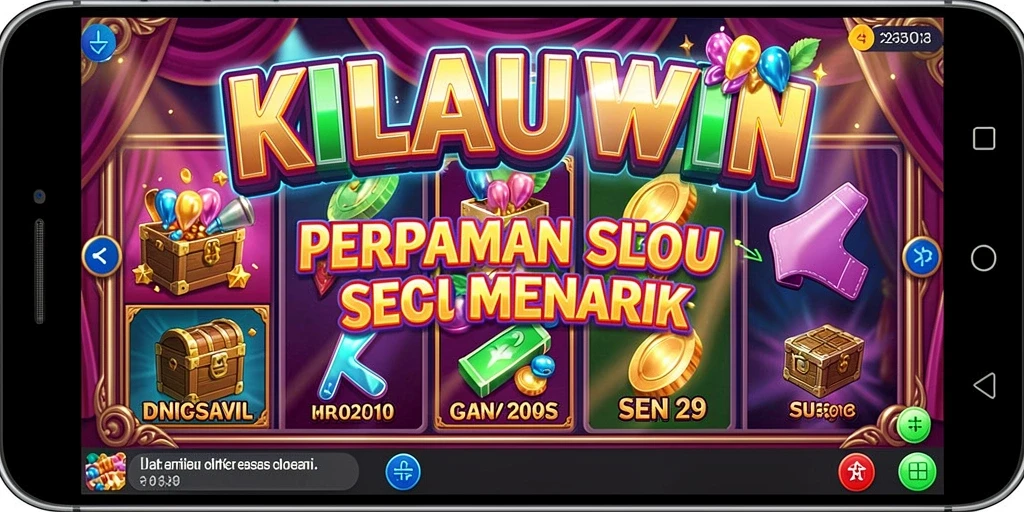 Tampilan gameplay KILAUWIN yang menakjubkan dengan efeks slot.