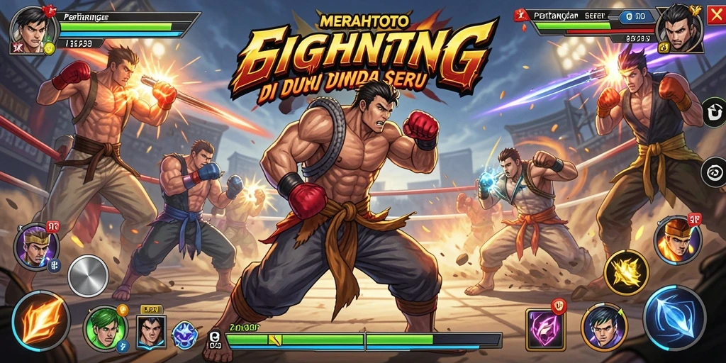 Gameplay menarik dari MERAHTOTO dalam pertarungan Fighting.