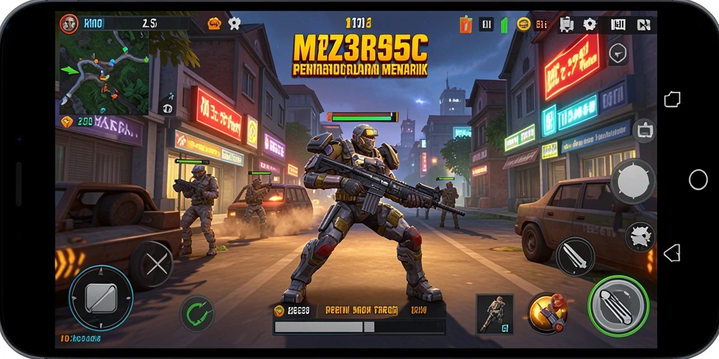 Tampilan gameplay strategi mendebarkan dari MZ356.