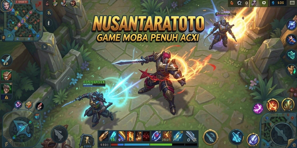 Gameplay NUSANTARATOTO yang penuh aksi dan strategi.