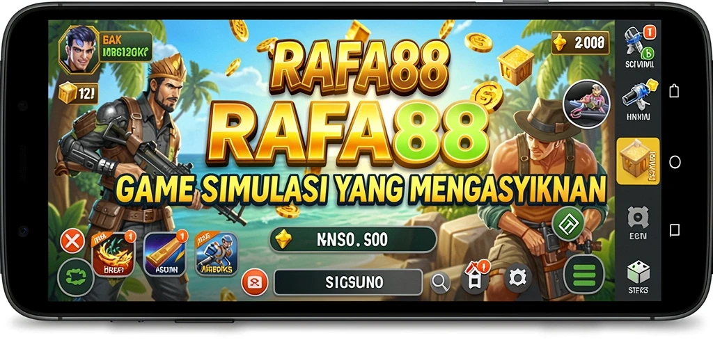 Screenshot gameplay RAFA88 dengan aksi simulasi yang mendebarkan.