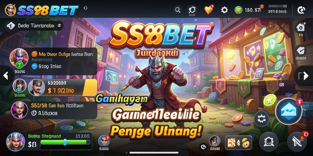 Tangkapan layar gameplay SS88BET yang menunjukkan aksi mengumpulkan sumber daya.