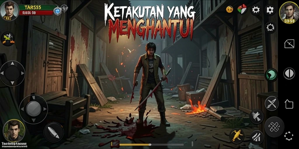 TAR555 menampilkan gameplay yang mencekam dan penuh misteri.